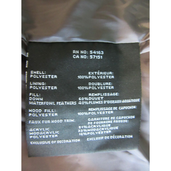 Marc New York Andrew Marc White L Quilted Down Insulated Faux Fur Puffer Coat - Picture 10 of 10